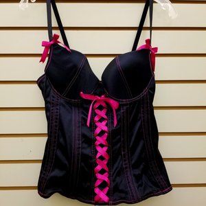 Black/Pink corset